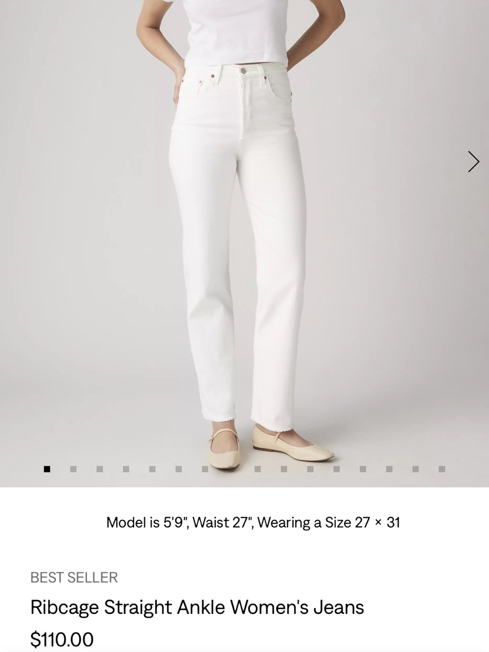 Levi’s Ribcage Straight Ankle Jean